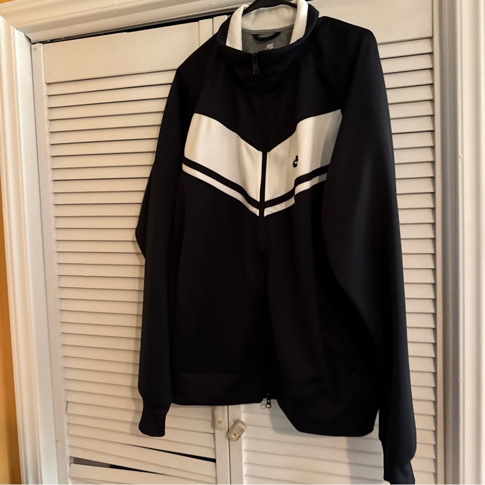 Nike Gray Crewneck Track Jacket